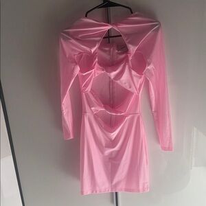 Coperni Blush Pink Cut-Out Dress